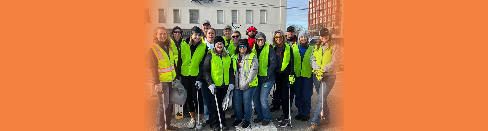 Days of Caring group picture.